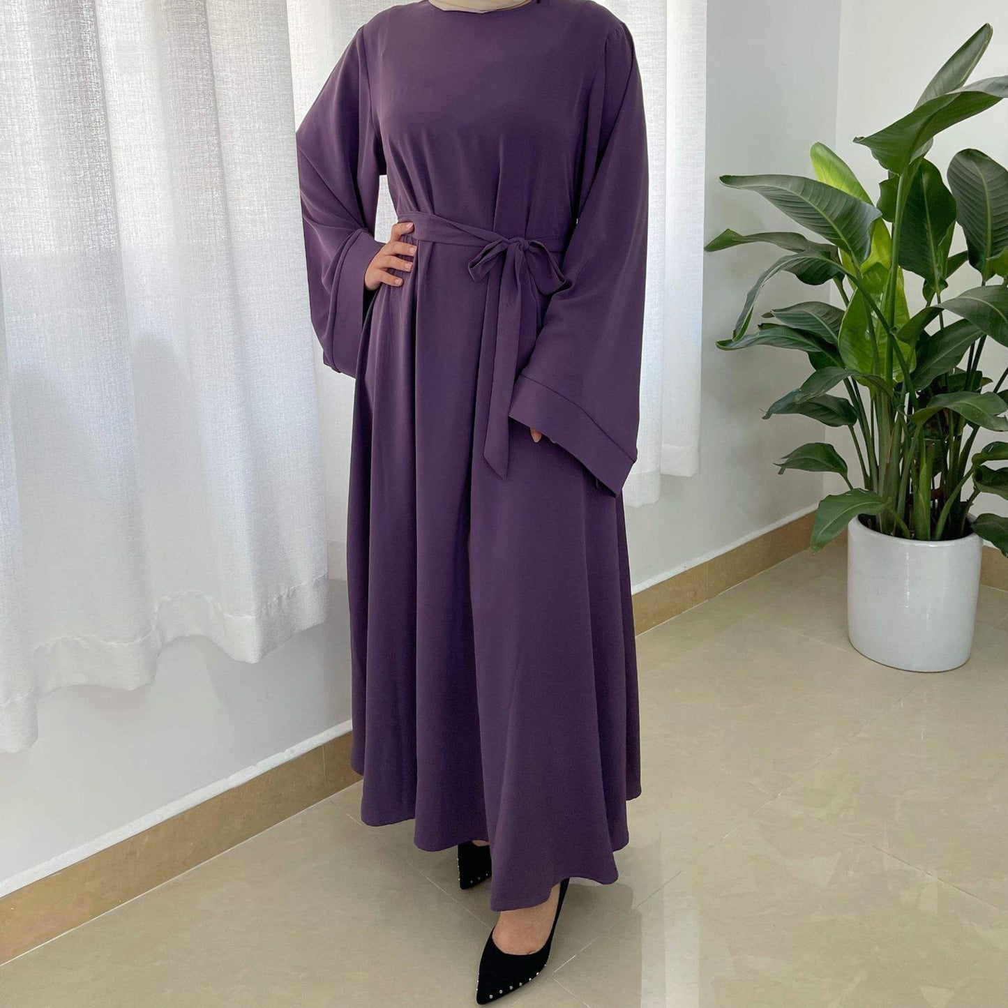 Plain abaya